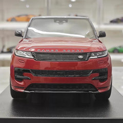 [GT Spirit] 1:18 Land Rover 2023 Range Rover Sport Red Model Car Resin