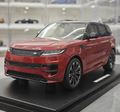 [GT Spirit] 1:18 Land Rover 2023 Range Rover Sport Red Model Car Resin
