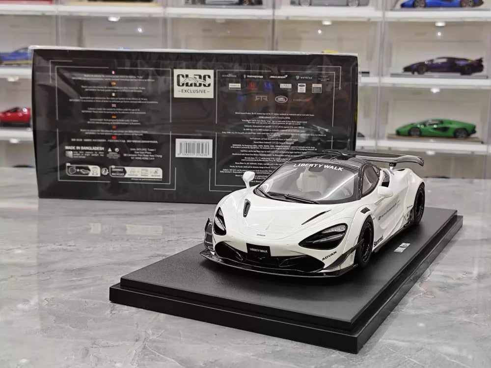 [GT Spirit] 1:18 McLaren 2017 720S Liberty Walk White Model Car Resin