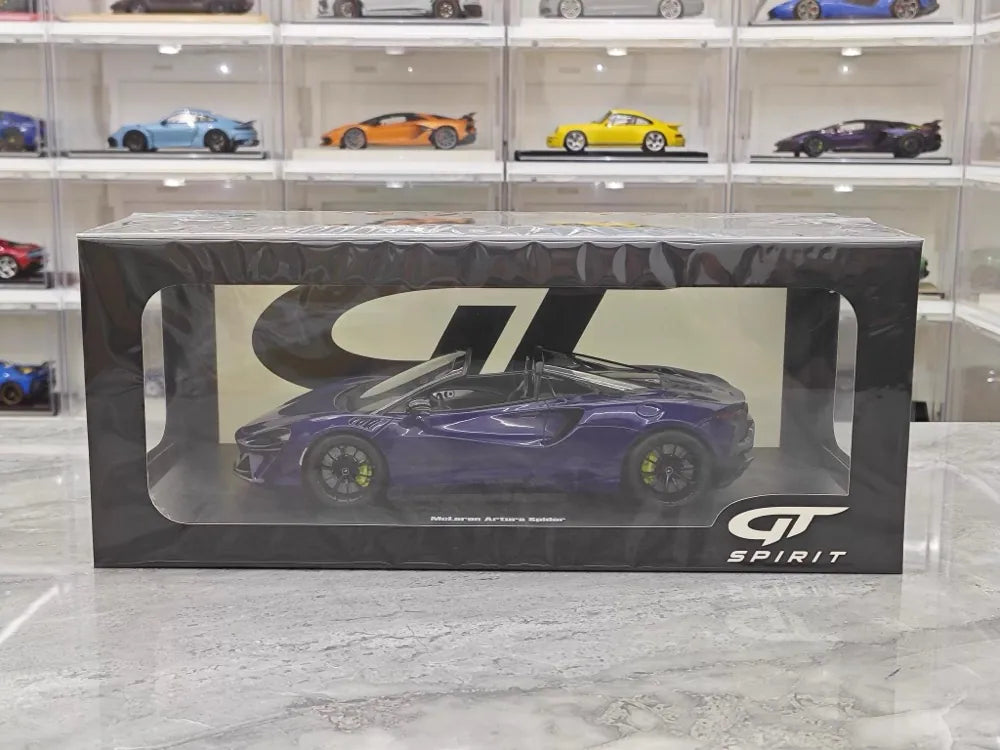 [GT Spirit] 1:18 McLaren 2021 Artura Spider Purple Model Car Resin