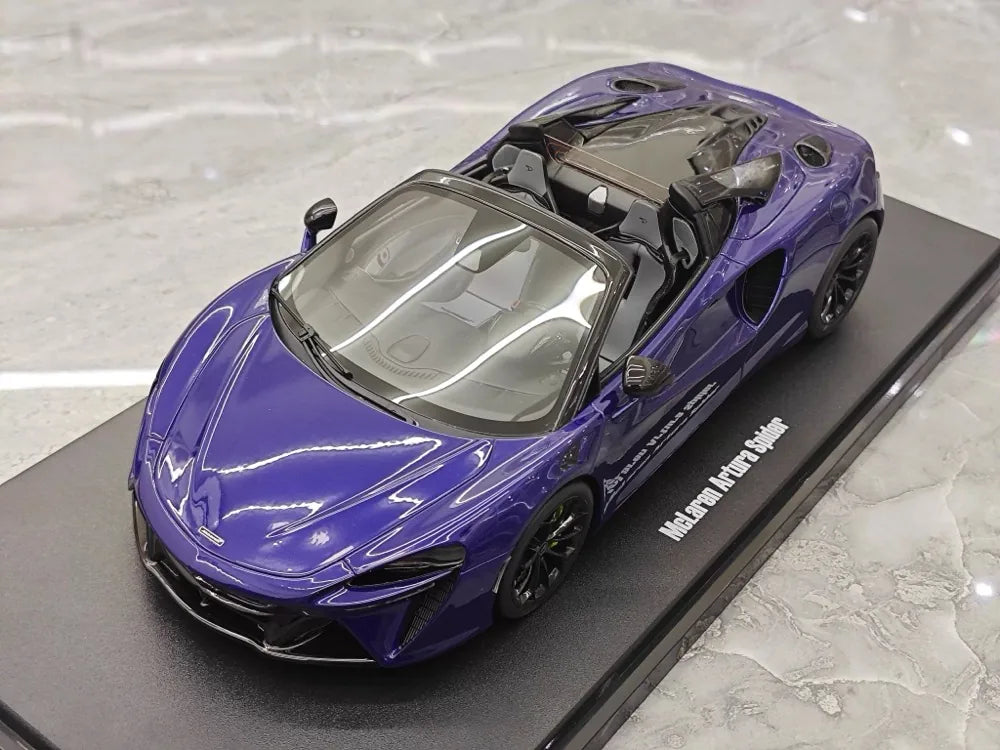 [GT Spirit] 1:18 McLaren 2021 Artura Spider Purple Model Car Resin