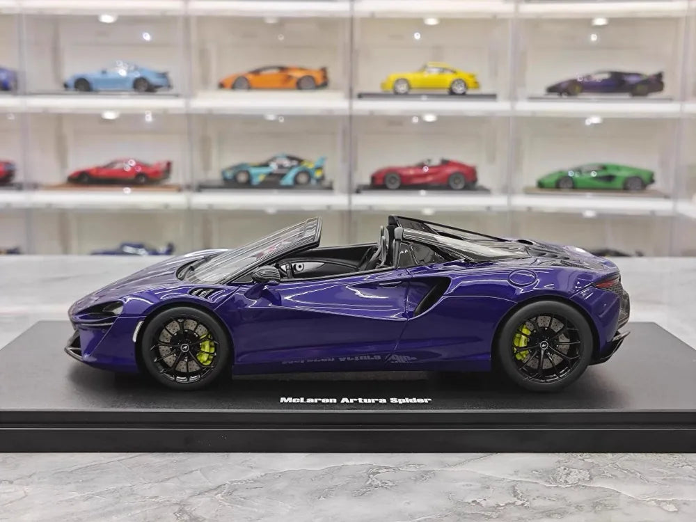 [GT Spirit] 1:18 McLaren 2021 Artura Spider Purple Model Car Resin