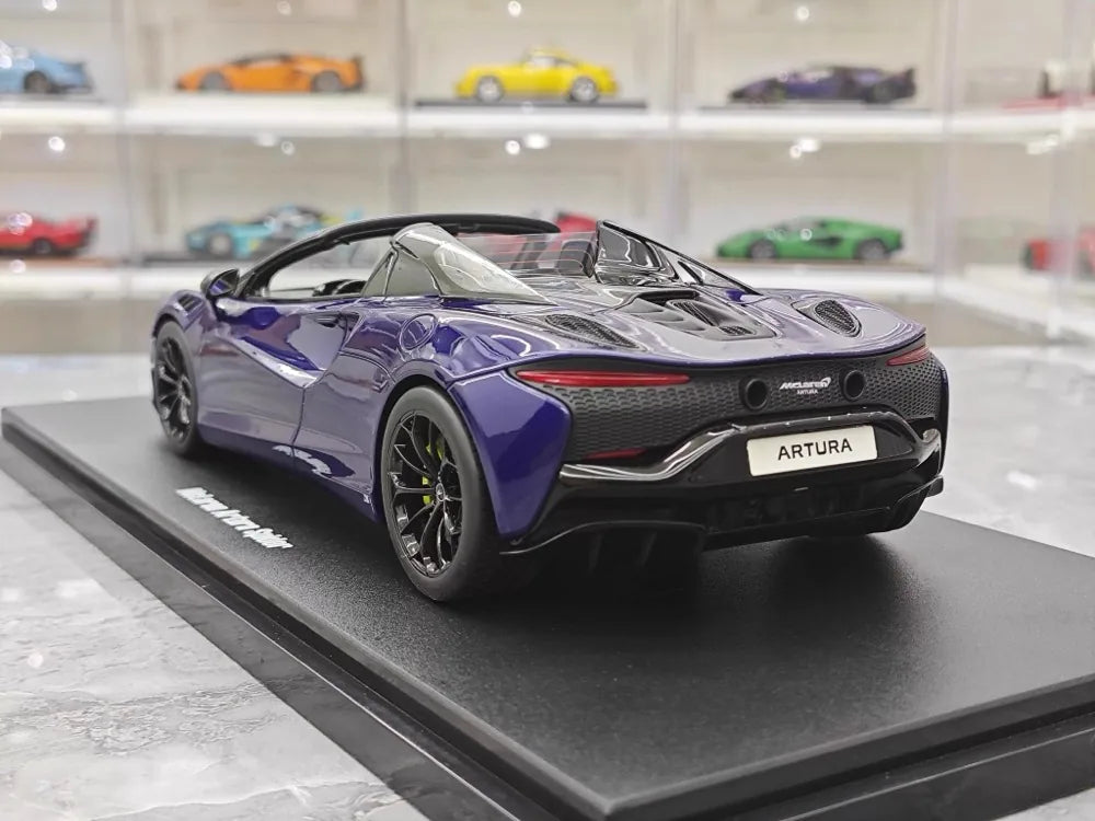 [GT Spirit] 1:18 McLaren 2021 Artura Spider Purple Model Car Resin