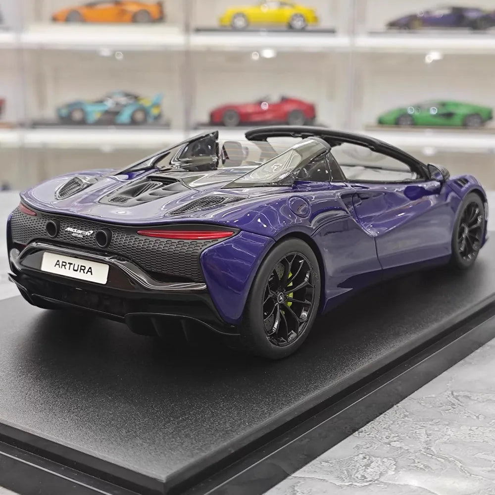 [GT Spirit] 1:18 McLaren 2021 Artura Spider Purple Model Car Resin