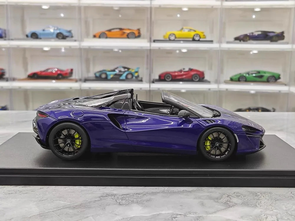 [GT Spirit] 1:18 McLaren 2021 Artura Spider Purple Model Car Resin