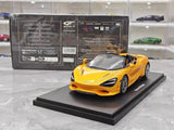 [GT Spirit] 1:18 McLaren 2023 750S Spider Yellow Model Car Resin