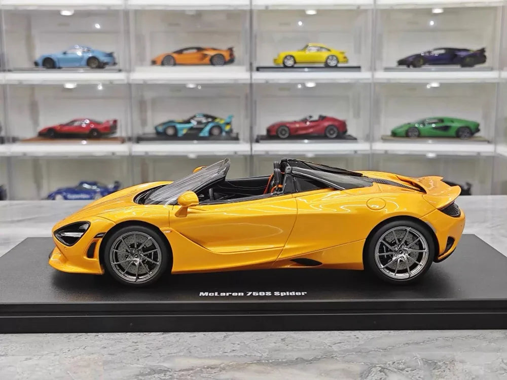 [GT Spirit] 1:18 McLaren 2023 750S Spider Yellow Model Car Resin