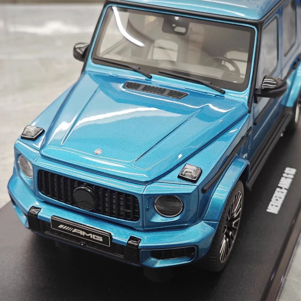 [GT Spirit] 1:18 Mercedes-Benz 2024 G63 AMG blå modellbil resin