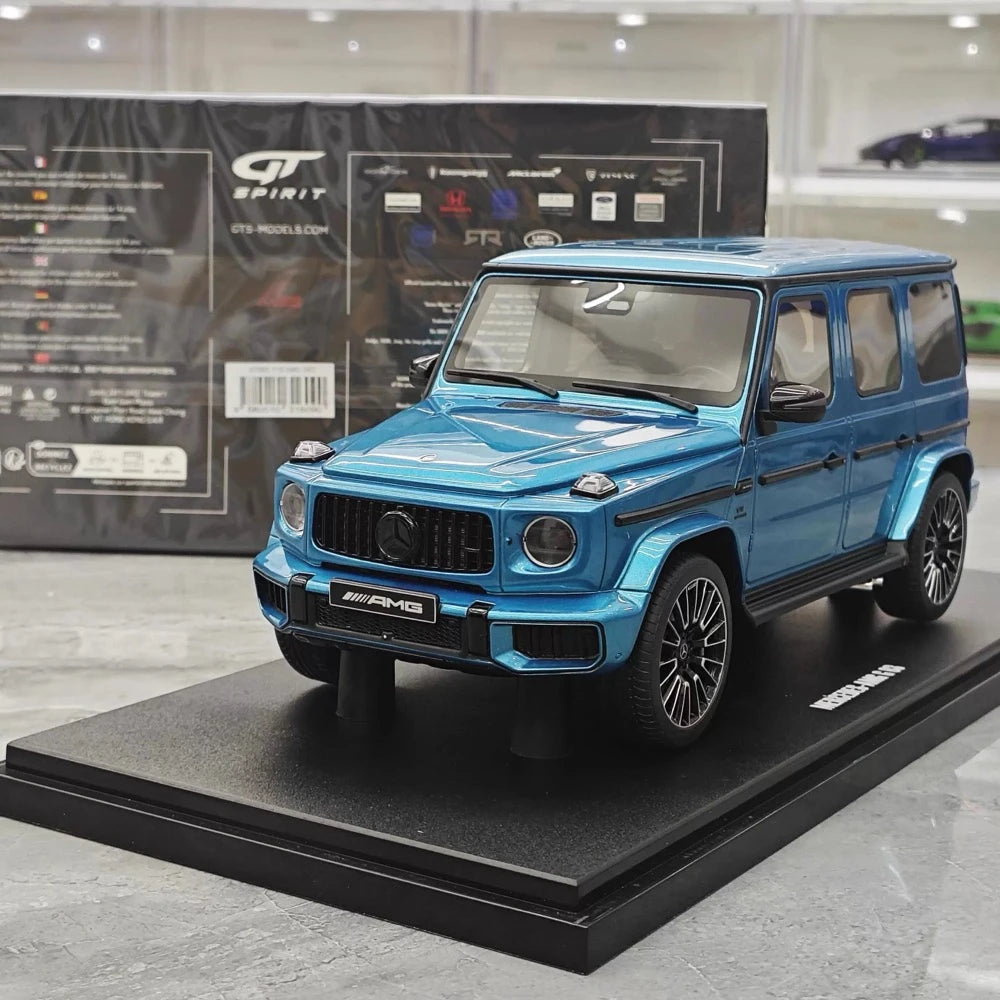 [GT Spirit] 1:18 Mercedes-Benz 2024 G63 AMG Blue Model Car Resin