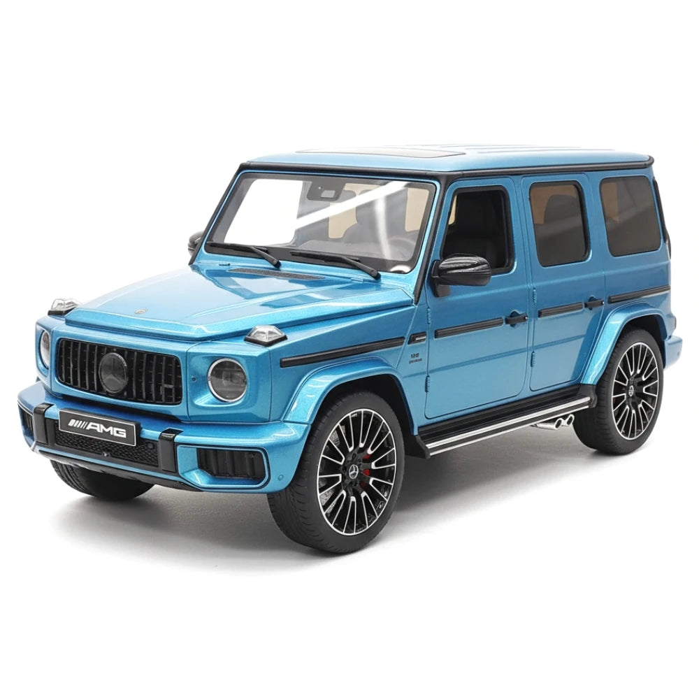 [GT Spirit] 1:18 Mercedes-Benz 2024 G63 AMG blå modellbil resin