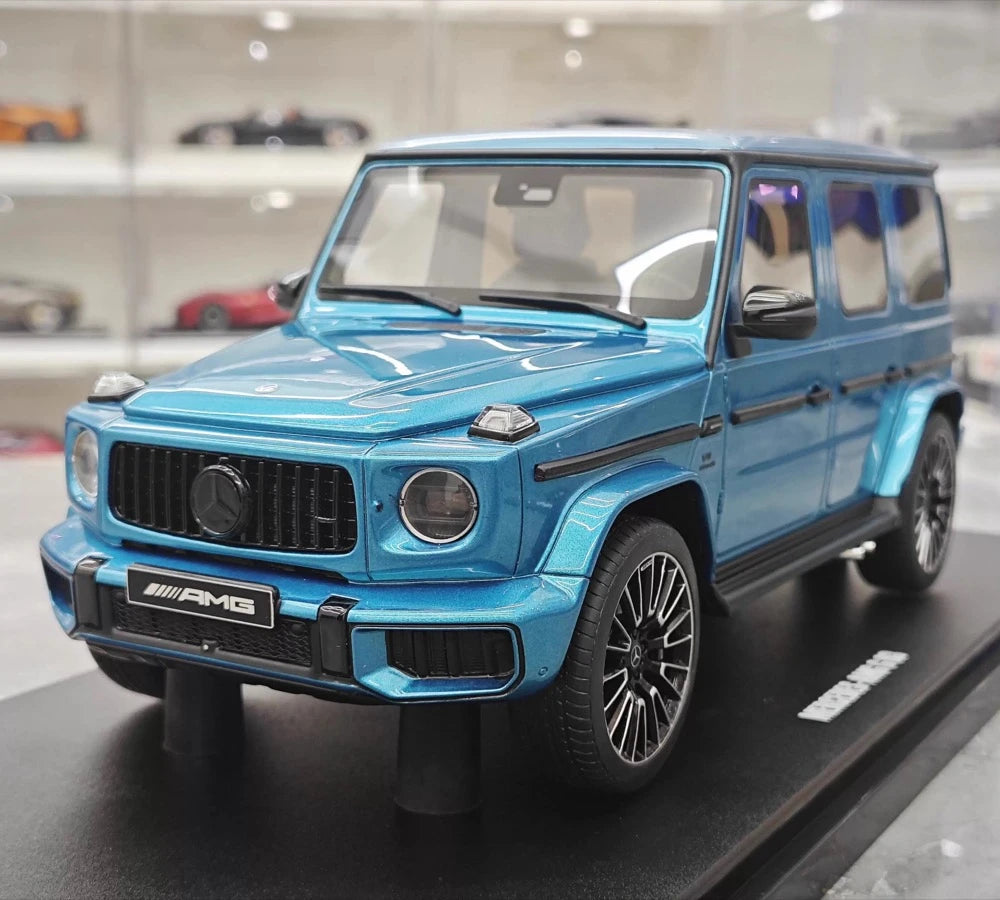 [GT Spirit] 1:18 Mercedes-Benz 2024 G63 AMG Blue Model Car Resin