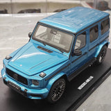 [GT Spirit] 1:18 Mercedes-Benz 2024 G63 AMG blå modellbil resin