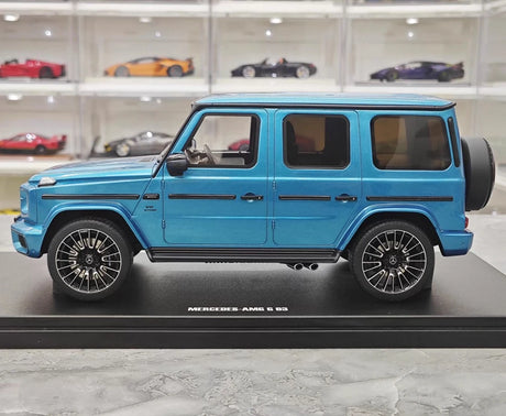 [GT Spirit] 1:18 Mercedes-Benz 2024 G63 AMG Blue Model Car Resin
