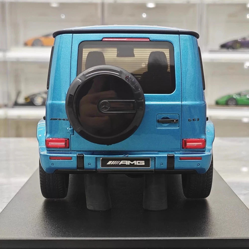 [GT Spirit] 1:18 Mercedes-Benz 2024 G63 AMG Blue Model Car Resin