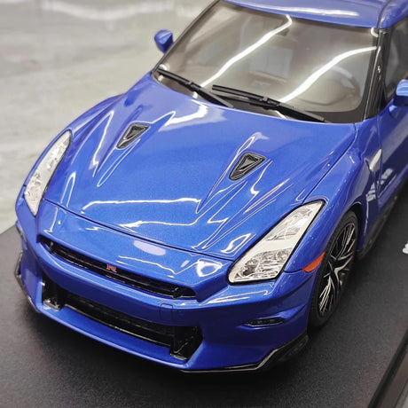 [GT Spirit] 1:18 Nissan 2024 GT-R R35 Blue Model Car Resin