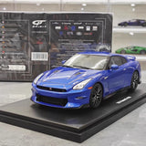 [GT Spirit] 1:18 Nissan 2024 GT-R R35 bleu voiture miniature Resin