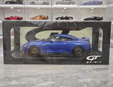 [GT Spirit] 1:18 Nissan 2024 GT-R R35 bleu voiture miniature Resin