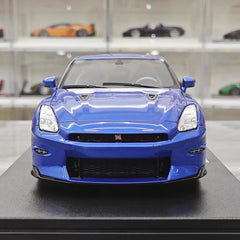 [GT Spirit] 1:18 Nissan 2024 GT-R R35 Blue Model Car Resin