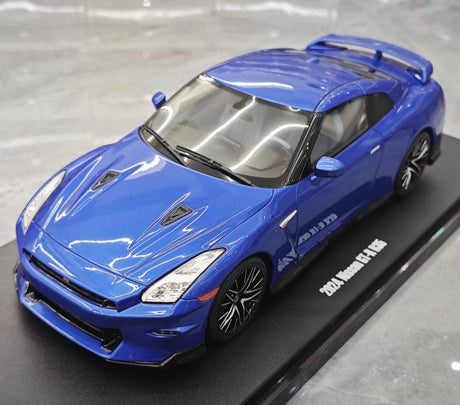 [GT Spirit] 1:18 Nissan 2024 GT-R R35 Blue Model Car Resin