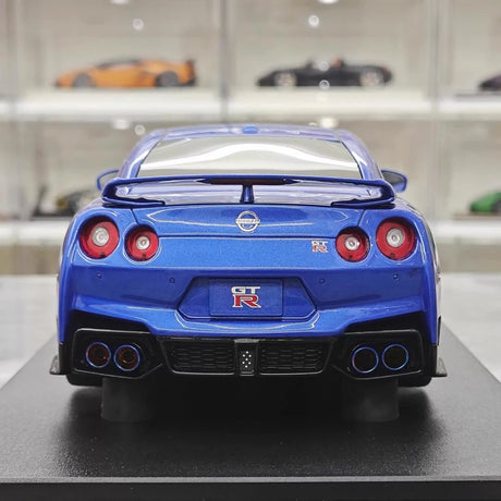 [GT Spirit] 1:18 Nissan 2024 GT-R R35 Blue Model Car Resin