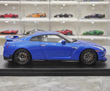 [GT Spirit] 1:18 Nissan 2024 GT-R R35 bleu voiture miniature Resin