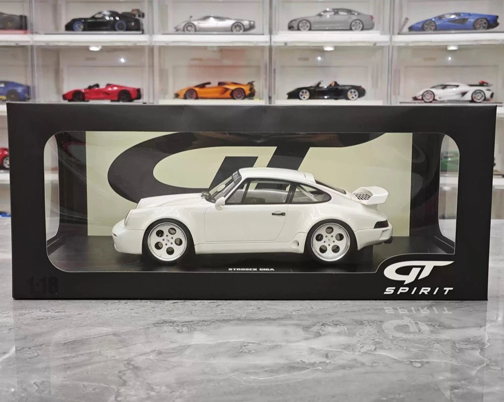 [GT Spirit] 1:18 Porsche 1995 911 Strosek Giga White Model Car Resin