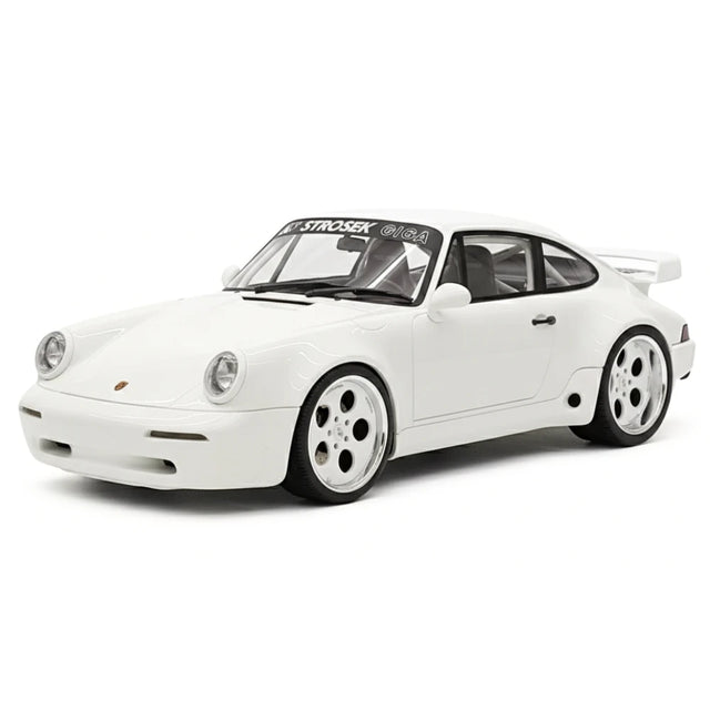 [GT Spirit] 1:18 Porsche 1995 911 Strosek Giga bianco modellino di auto resina