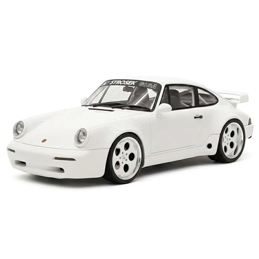 [GT Spirit] 1:18 Porsche 1995 911 Strosek Giga White Model Car Resin