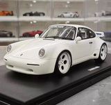 [GT Spirit] 1:18 Porsche 1995 911 Strosek Giga bianco modellino di auto resina