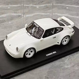 [GT Spirit] 1:18 Porsche 1995 911 Strosek Giga bianco modellino di auto resina
