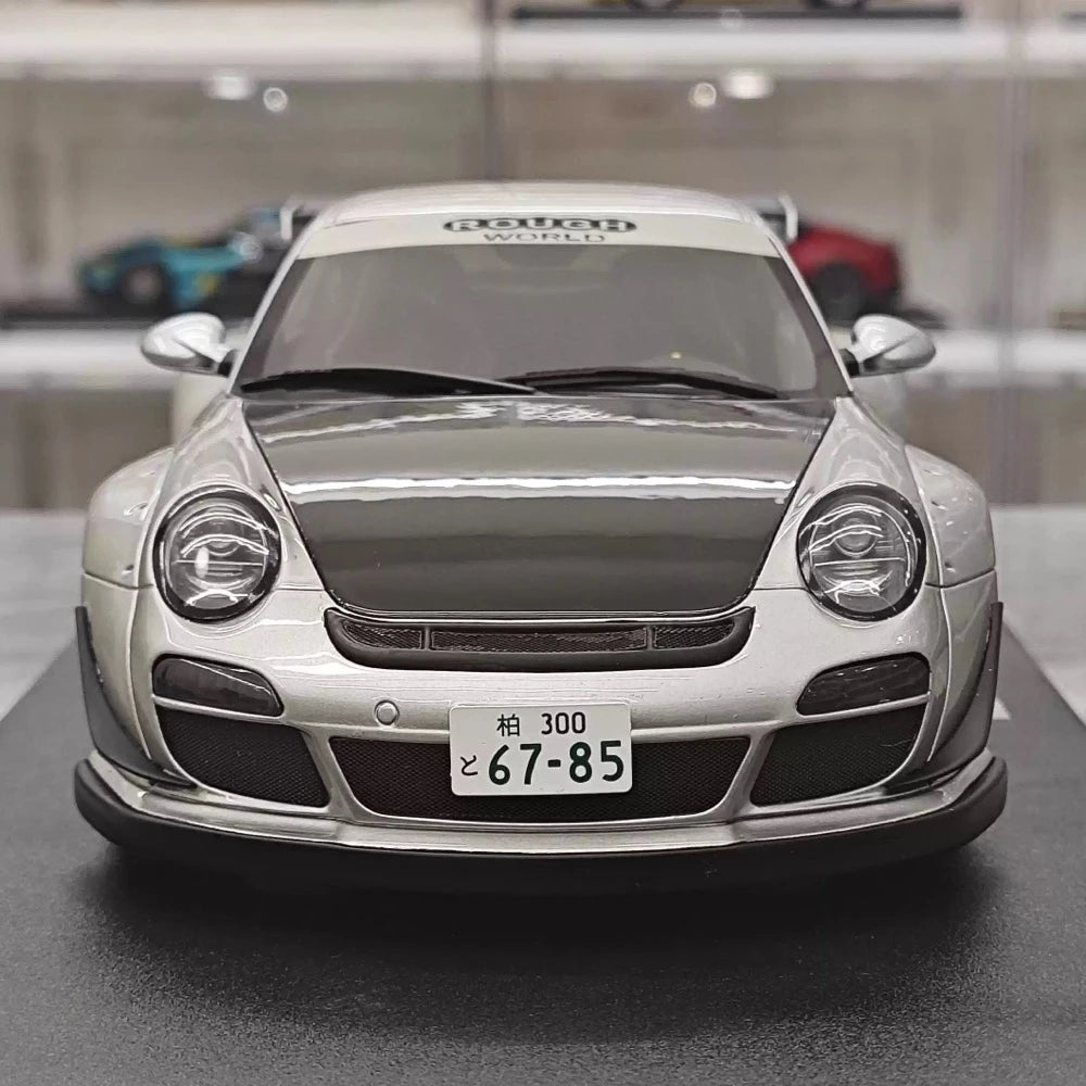 [GT Spirit] 1:18 Porsche 1973 911 Carrera 2.7 RS argento modellino di auto resina