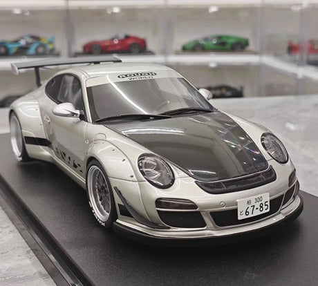 [GT Spirit] 1:18 Porsche 1973 911 Carrera 2.7 RS Silver Model Car Resin