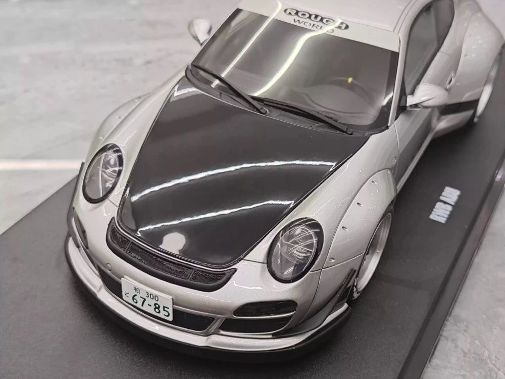 [GT Spirit] 1:18 Porsche 1973 911 Carrera 2.7 RS Silver Model Car Resin