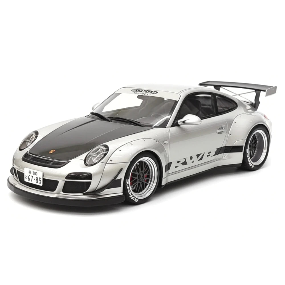 [GT Spirit] 1:18 Porsche 1973 911 Carrera 2.7 RS Silver Model Car Resin