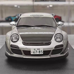 [GT Spirit] 1:18 Porsche 1973 911 Carrera 2.7 RS Silver Model Car Resin