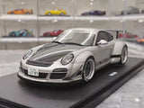 [GT Spirit] 1:18 Porsche 1973 911 Carrera 2.7 RS argento modellino di auto resina