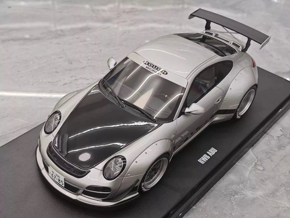 [GT Spirit] 1:18 Porsche 1973 911 Carrera 2.7 RS Silver Model Car Resin