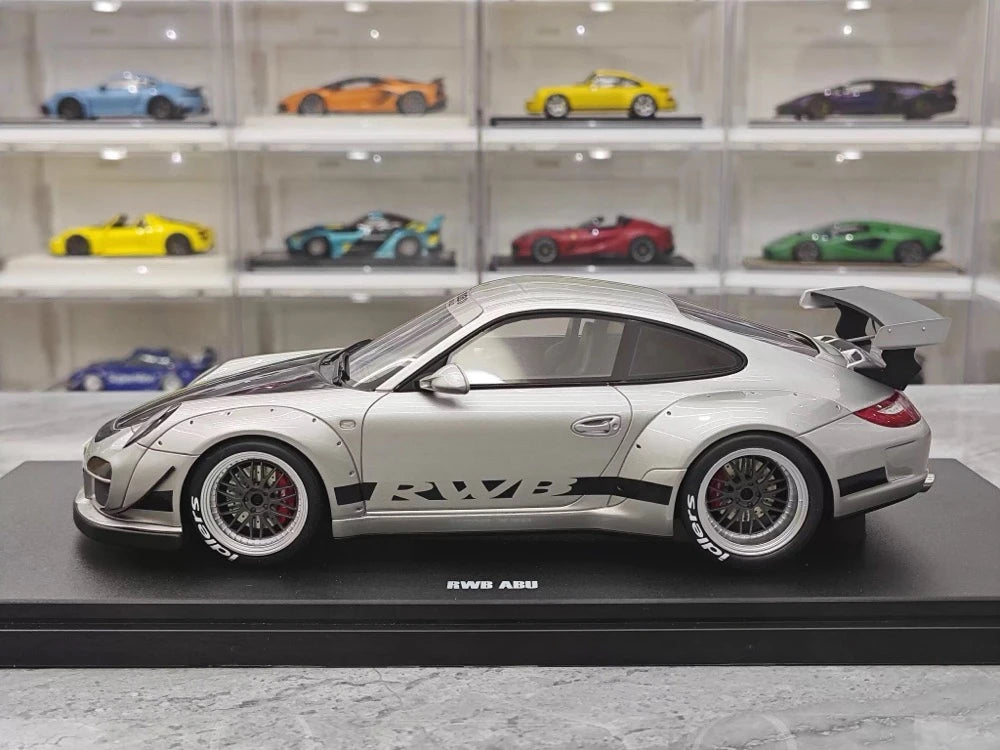 [GT Spirit] 1:18 Porsche 1973 911 Carrera 2.7 RS Silver Model Car Resin