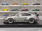 [GT Spirit] 1:18 Porsche 1973 911 Carrera 2.7 RS argento modellino di auto resina
