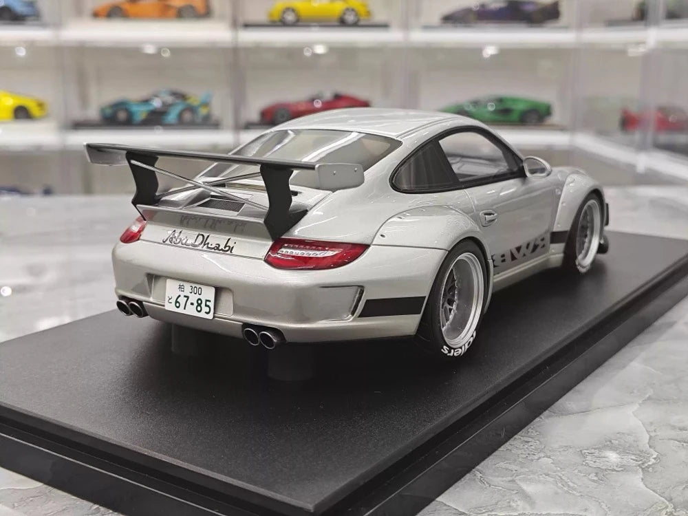 [GT Spirit] 1:18 Porsche 1973 911 Carrera 2.7 RS Silver Model Car Resin