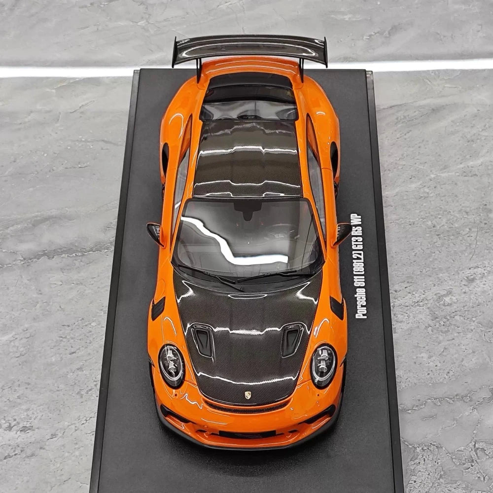 [GT Spirit] 1:18 Porsche 2018 911 991.2 GT3 RS WP Orange Model Car Resin