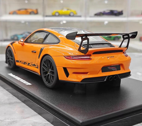 [GT Spirit] 1:18 Porsche 2018 911 991.2 GT3 RS WP Orange Model Car Resin