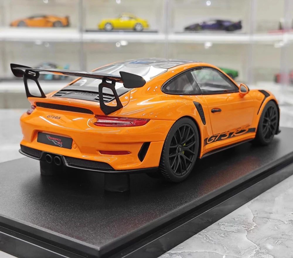 [GT Spirit] 1:18 Porsche 2018 911 991.2 GT3 RS WP Orange Model Car Resin