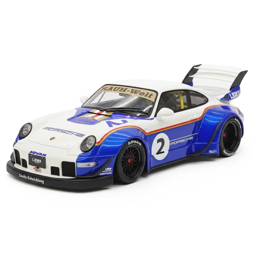 [GT Spirit] 1:18 Porsche 2023 911 RWB × Liberty Walk voiture miniature Resin