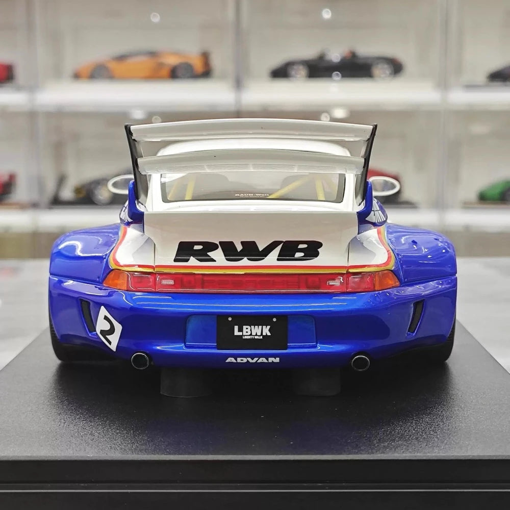 [GT Spirit] 1:18 Porsche 2023 911 RWB × Liberty Walk voiture miniature Resin