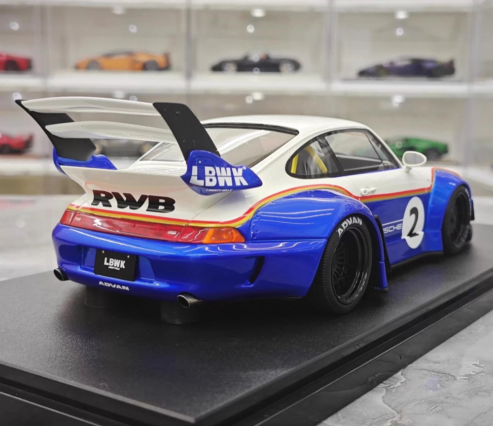 [GT Spirit] 1:18 Porsche 2023 911 RWB × Liberty Walk voiture miniature Resin