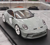 [GT Spirit] 1:18 Porsche 2024 911 992 S/T Gray Model Car Resin