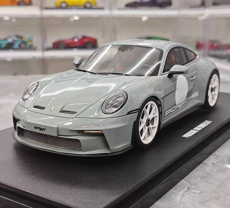 [GT Spirit] 1:18 Porsche 2024 911 992 S/T Gray Model Car Resin