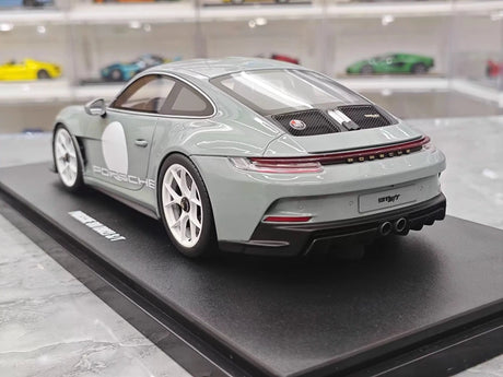 [GT Spirit] 1:18 Porsche 2024 911 992 S/T Gray Model Car Resin