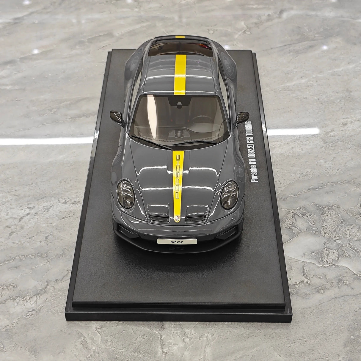 GT Spirit Porsche 2025 911 992.2 GT3 Touring Slate Grey Neo 1:18 – Verzamelbare resin modelresin resin